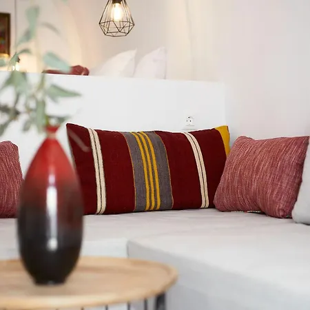 Two Authentic Cave With Private Courtyard Garden Villa Megalochori (Santorini)